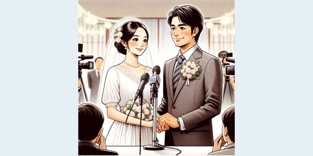 結婚の発表