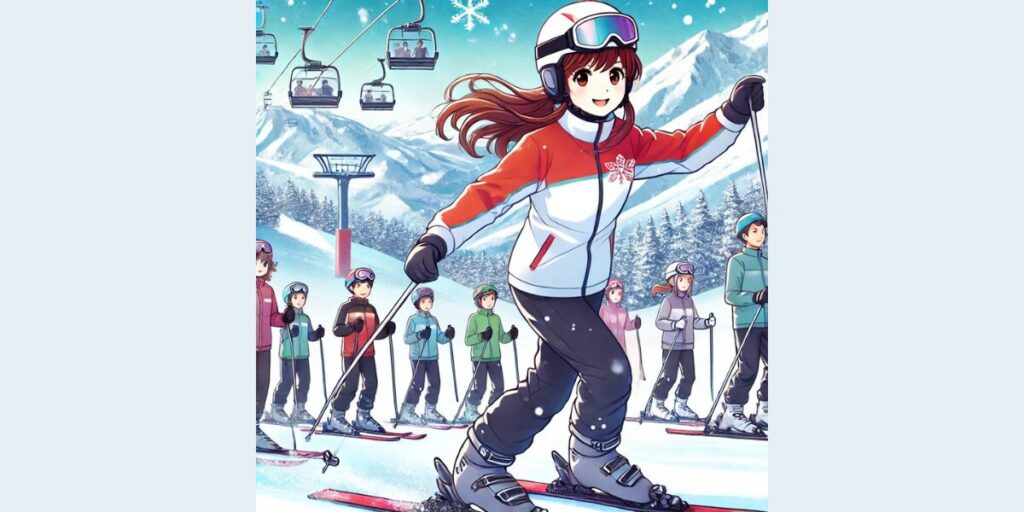 福田咲のスキーレッスン