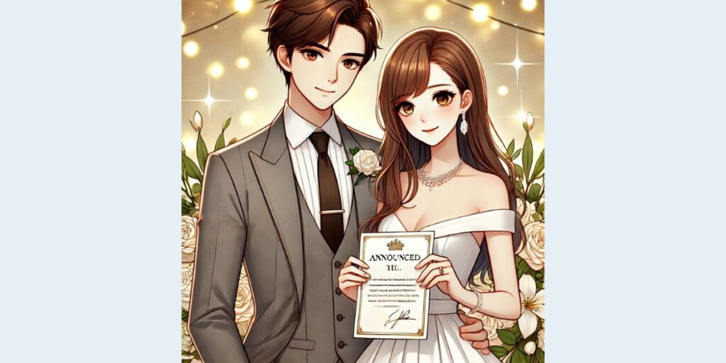 結婚発表の詳細